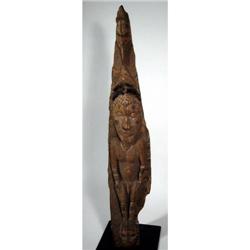 AN OLD YAMOK ANCESTOR SCULPTURE,