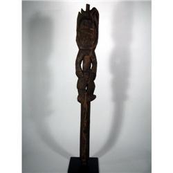 AN OLD WOSERA CEREMONIAL YAM PLANTING STICK (gisa),