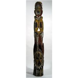 AN OLD ABELAM CEREMONIAL SCULPTURE,