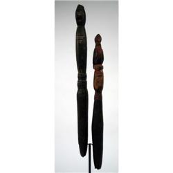 TWO WOSERA SAGO PEGS,