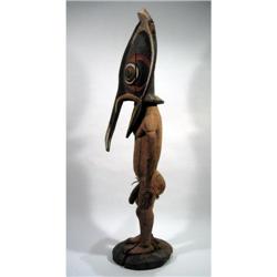 A BLACKWATER RIVER ANCESTOR SCULPTURE,