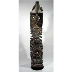 A WASKUK ANCESTOR SCULPTURE,