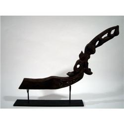 A HUMBOLT BAY CANOE PROW,