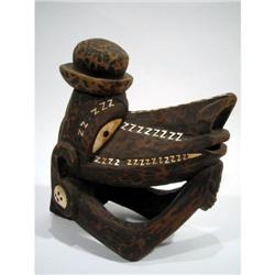 A SOLOMON ISLAND CANOE PROW ORNAMENT (nguzu nguzu),
