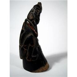 A FINE JAVANESE KERIS GRIP TERMINAL,