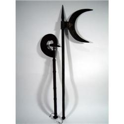 TWO NORTH AFRICAN BATTLE AXES,