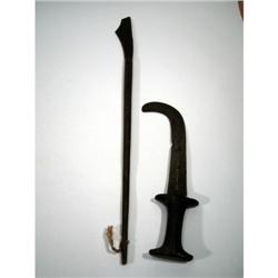 TWO NORTH AFRICAN BLADES,