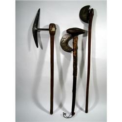 THREE AFRICAN AXES,
