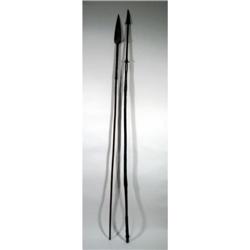 TWO AFRICAN SPEARS,