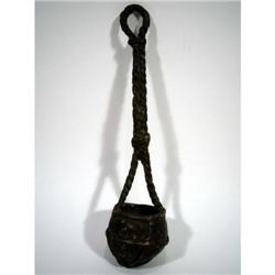 AN OLD DOGON BRONZE SCULPTURE,
