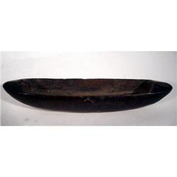 AN OLD WEST AFRICAN WEAVERS BOAT SHUTTLE,