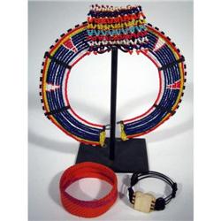 A COLLECTION OF THREE SOUTH AFRICAN BODY ORNAMENTS,