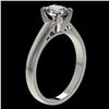 Image 3 : 1.25 ctw Certified VS/SI Quality Oval Diamond Ring 10k White Gold - REF-304G6W