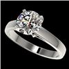 Image 1 : 2 ctw Certified Quality Diamond Engagment Ring 10k White Gold - REF-439F3M