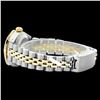 Image 4 : Rolex Men's Two Tone 14K Gold/SS, QuickSet, Diam Dial & Diam/Ruby Bezel