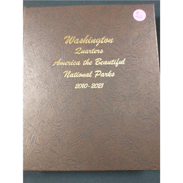 Book of National Parks Quarters 2010-2017 + (3) 2019, (83)