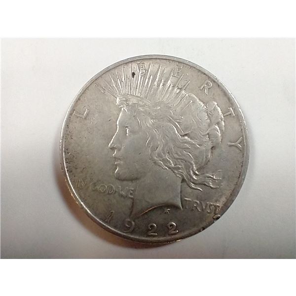 1922 Peace Dollar