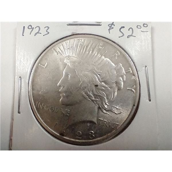 1923 Peace Dollar