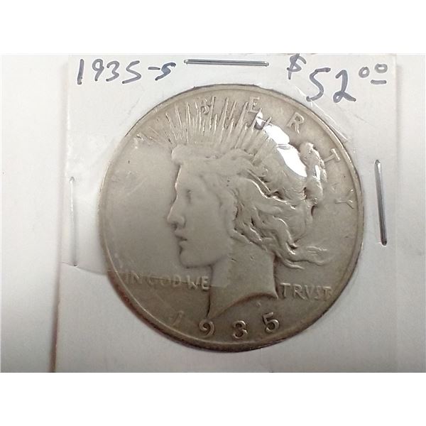 1935-S Peace Dollar