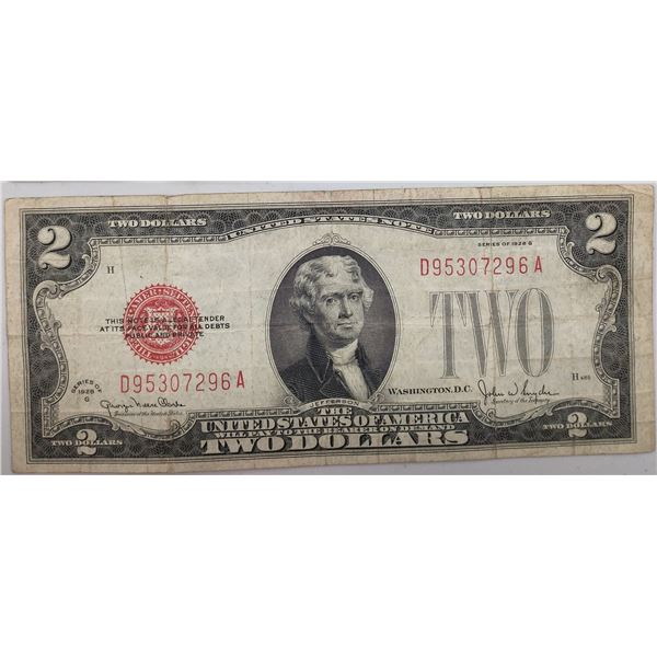 Two Dollar Bill 1928G