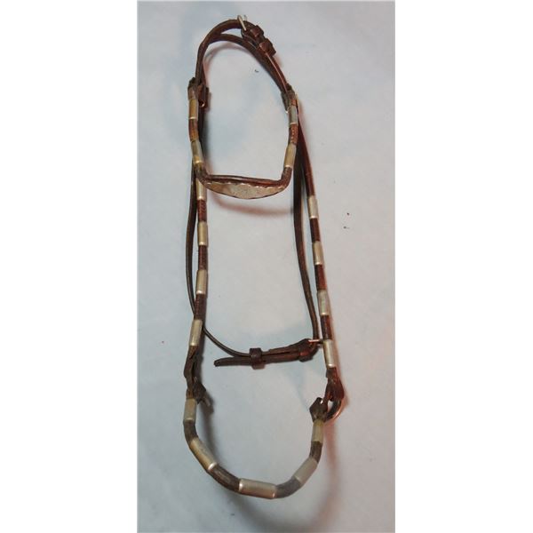 Billy Royal vintage headstall and Champion Turf Show Halter, sterling silver trimmed