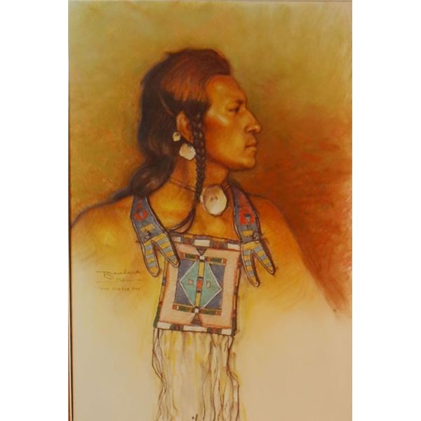 Saubert, Tom, pastel, Crow Mirror Bag, 20" x 13"