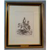 Image 3 : Will James original drawing, (1892-1942) Cowboy In The Making, 1937, 9" x 7", signed