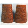 Image 1 : Al Furstnow leather wrist cuffs, fancy tooling