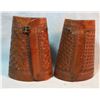 Image 2 : Al Furstnow leather wrist cuffs, fancy tooling