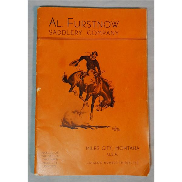 Al Furstnow Saddlery catalog #36, Shorty Shope drawing on cover, excellent condition