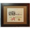Image 2 : Indian ledger art, on Bateman & Switzer ledger, 8" x 9 1/2"