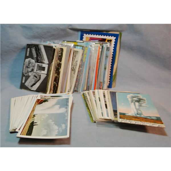 143 Montana & 94 Yellowstone National Park postcards