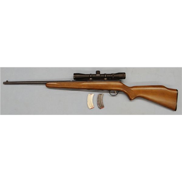 Savage Mark II, .22 bolt rifle w/scope, 2 clips