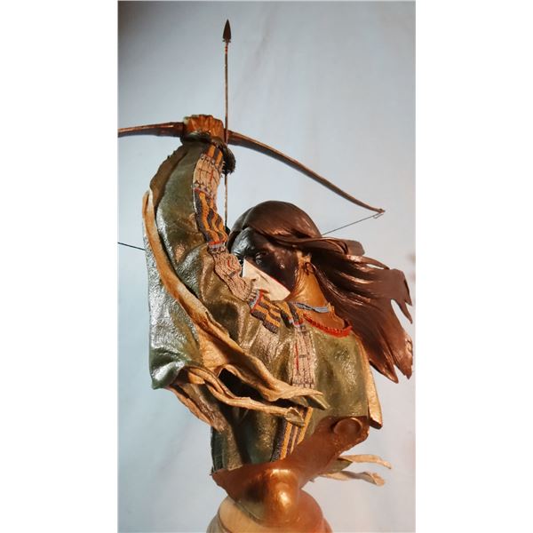 McGary, Dave, (1958-2013)bronze, Point of No Return, 44/50, 2000, 19" h x 19" w x 7"