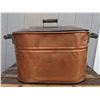 Image 1 : Copper boiler with lid, 24” x 15”