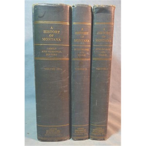 Burlingame & Toole, History of Montana, 3 volumes