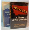 Image 1 : 2 books: From Wilderness to Statehood, Hamilton; Montana, A History of Two Centuries, Malone & Roede