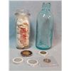 Image 1 : 2 old bottles, Butte & Anaconda & 5 Anaconda, MT tokens