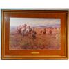 Image 2 : C.M. Russell print of "Lewis & Clark Expedition" #261/500, from State Bank of Dillon