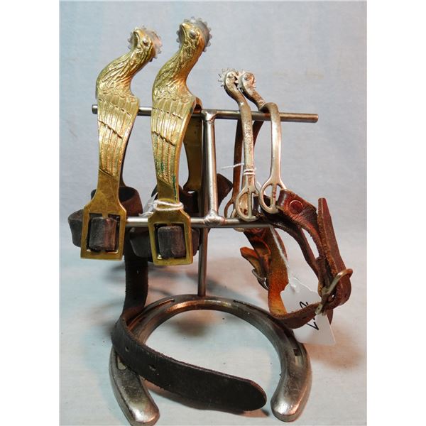 2 pair U. S. Cavalry-type spurs