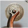 Image 2 : Buermann rodeo herringbone spurs, silver dollar rowels, orig. straps