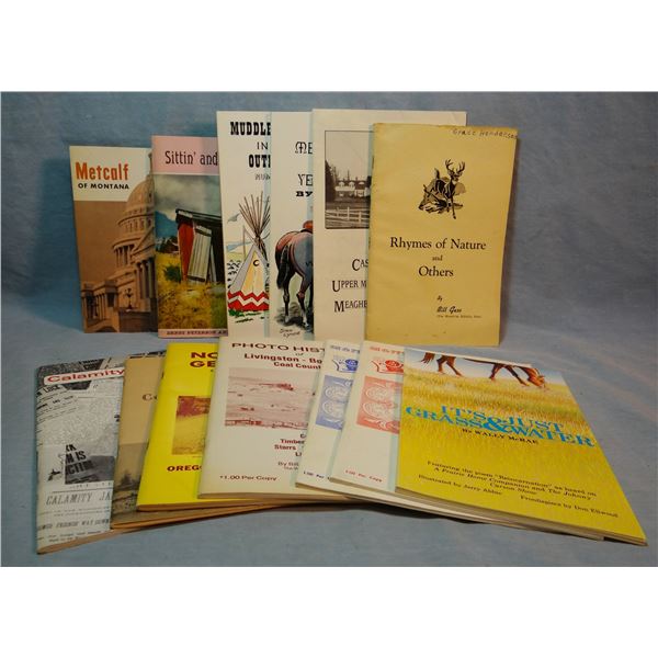 Lot of 12 Montana booklets / pamphlets