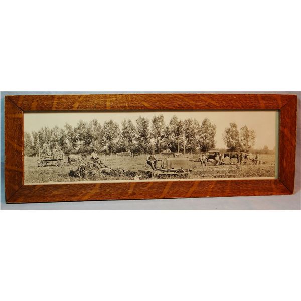 Vintage Hamilton, MT photo, ca. early 1900's harvesting potatoes, 5 1/2" x 9"