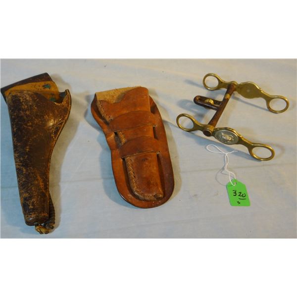 2 holsters and a Hercules Bronze bit