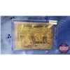 Image 2 : STAR TREK Big 3 Transporter Kirk-McCoy-Spock Officially Licensed 23K GOLD CARD (Limited: 4815/10,000