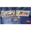 Image 3 : Novelty Bills (2) : USA Million & 911 Bill + Replica of Gold Clad Bar