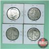 Image 2 : USA Half Dollars (4) : 1941; 1942; 1945; 1964