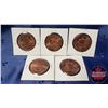 Image 2 : USA Large (One Ounce) Copper Penny Collection (5) (See Pics for Varieties)