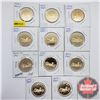 Image 1 : Canada Loonie Proofs (11): 1991; 1992; 1994; 1995; 1996; 1999; 2000; 2000; 2003; 2004; 2005