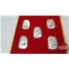 Image 2 : YEAR OF THE RABBIT 2011 SILVER ELECTROPLATED 5 COIN SET